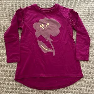 Tea collection, tunic top, size 8.